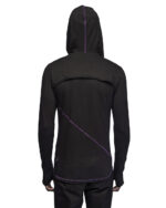 Angular Segment Hooded Top