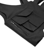Angular Utility Crossbody Vest Bag