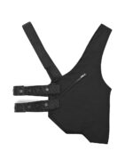 Angular Utility Crossbody Vest Bag