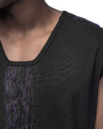 Artwork Fiber Bond Segment Sleeveless Top