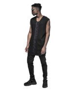 Artwork Fiber Bond Segment Sleeveless Top