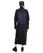 Artwork Long Draped Cardigan