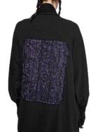 Artwork Long Draped Cardigan