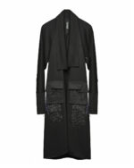 Artwork Long Draped Cardigan