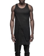 Asymmetric Layered Sleeveless Tank Top