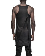 Asymmetric Layered Sleeveless Tank Top