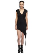 Asymmetric Short Sleeve Dress Top