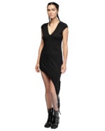 Asymmetric Short Sleeve Dress Top