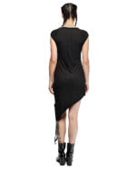 Asymmetric Short Sleeve Dress Top