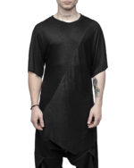 Asymmetrical Soft Drape T-Shirt