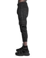 Cropped Cargo Multi-Pocket Detail Trousers