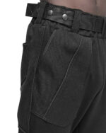 Cropped Cargo Multi-Pocket Detail Trousers