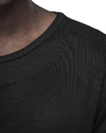 Double Layered Soft Rib Knit T-shirt