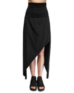 Duality High Waist Asymmetric Skirt