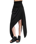 Duality High Waist Asymmetric Skirt