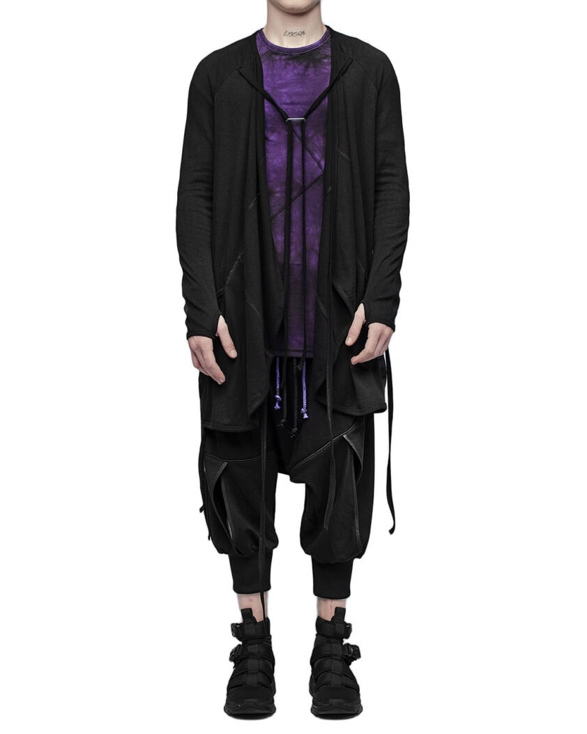 Entangle Violet Segment Strap Cardigan