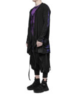 Entangle Violet Segment Strap Cardigan