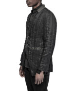 Linear Crushed Technique Blazer Jacket