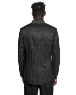 Linear Crushed Technique Blazer Jacket