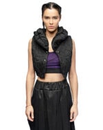 Linear Fiber Bond Collar Vest