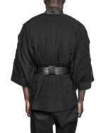 Linear Crushed Technique Kimono Jacket
