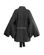Linear Crushed Technique Kimono Jacket