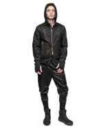 Quantum Crushed Hooded Segment Jacket