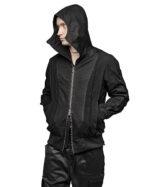 Quantum Crushed Hooded Segment Jacket