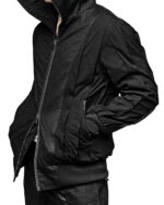 Quantum Crushed Hooded Segment Jacket