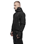 Quantum Crushed Hooded Segment Jacket