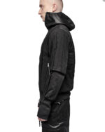 Quantum Crushed Hooded Segment Jacket