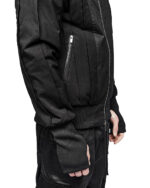Quantum Crushed Hooded Segment Jacket