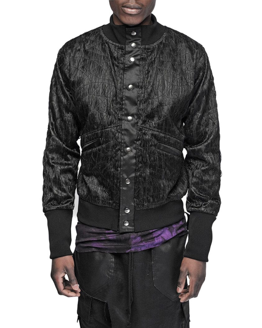 Quantum Fiber Bond Linear Bomber Jacket