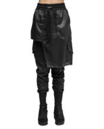 Quark Linen Cargo Layered Skirt Trousers