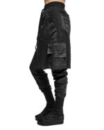 Quark Linen Cargo Layered Skirt Trousers