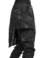 Quark Linen Cargo Layered Skirt Trousers