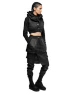 Quark Linen Cargo Layered Skirt Trousers