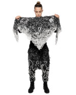 Aeriform Black Grey Triangular Scarf