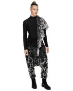 Aeriform Black Grey Triangular Scarf