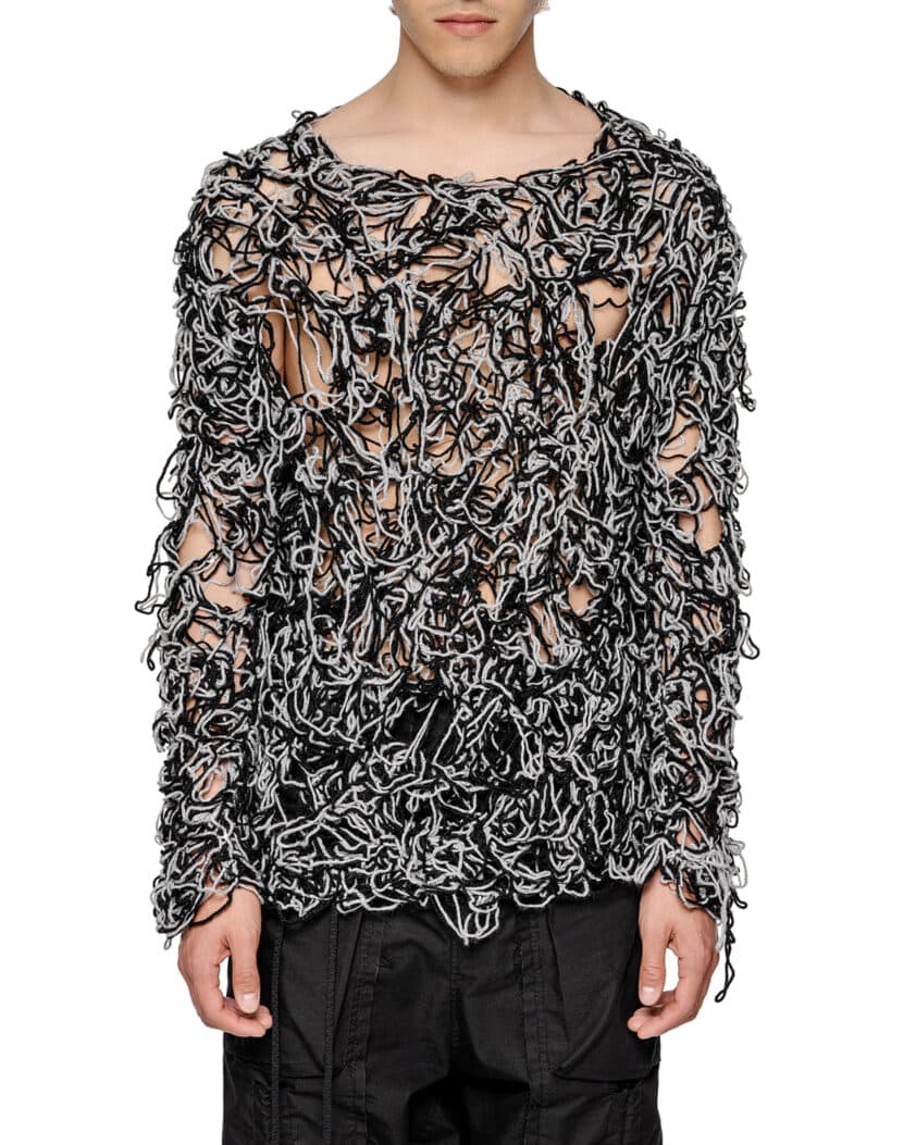 Aeriform Contrast Fiber Bond Sweater