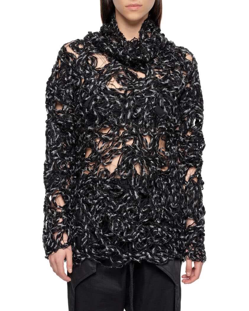 Aeriform Dark Contrast Fiber Bond Sweater