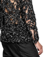 Aeriform Dark Contrast Fiber Bond Sweater