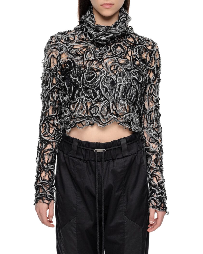 Aeriform Fiber Bond Crop Sweater