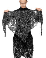 Aeriform Graphite Blend Triangular Scarf