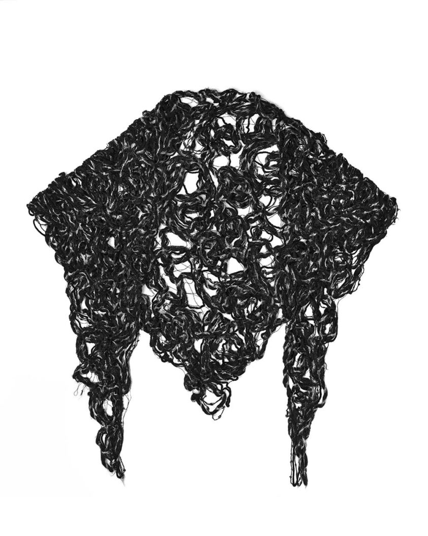 Aeriform Graphite Blend Triangular Scarf