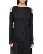 Angular Layered Open Shoulders Top