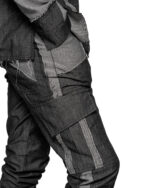 Graphite Cargo Contrast Trousers