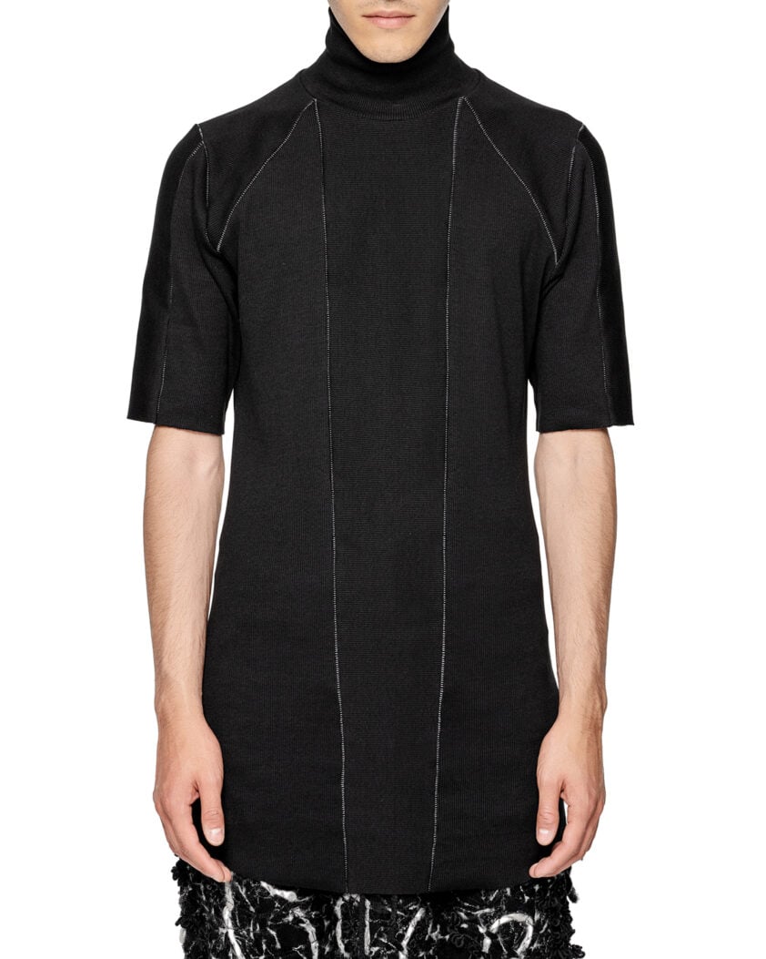 Monument Contrast Turtleneck T-Shirt