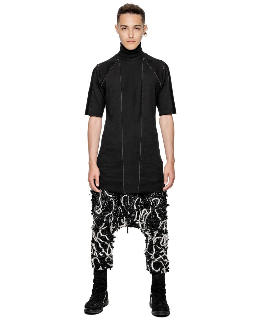 Monument Contrast Turtleneck T-Shirt