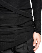 Monument Layers Black Long Sleeve Top